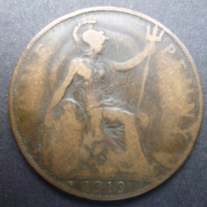 イギリス バーミンガム ウォリックシャー 1812年 1ペニー レア 英国 One penny 1918 - Etsy 日本