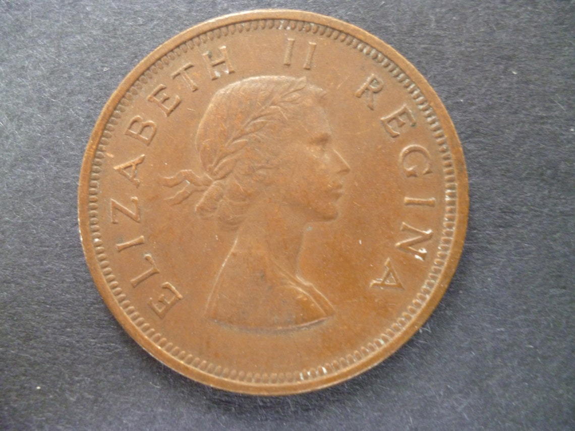 Gifts him giving gift man woman valentine cheap valentines present imagesbazaar via getty 1955 South Africa One Penny Coin Featuring Dromedaris Ship and | Etsy