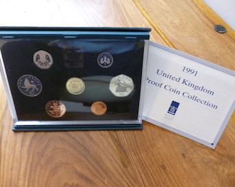 1996 Royal Mint Proof Coin Year Set Complete With Certificate