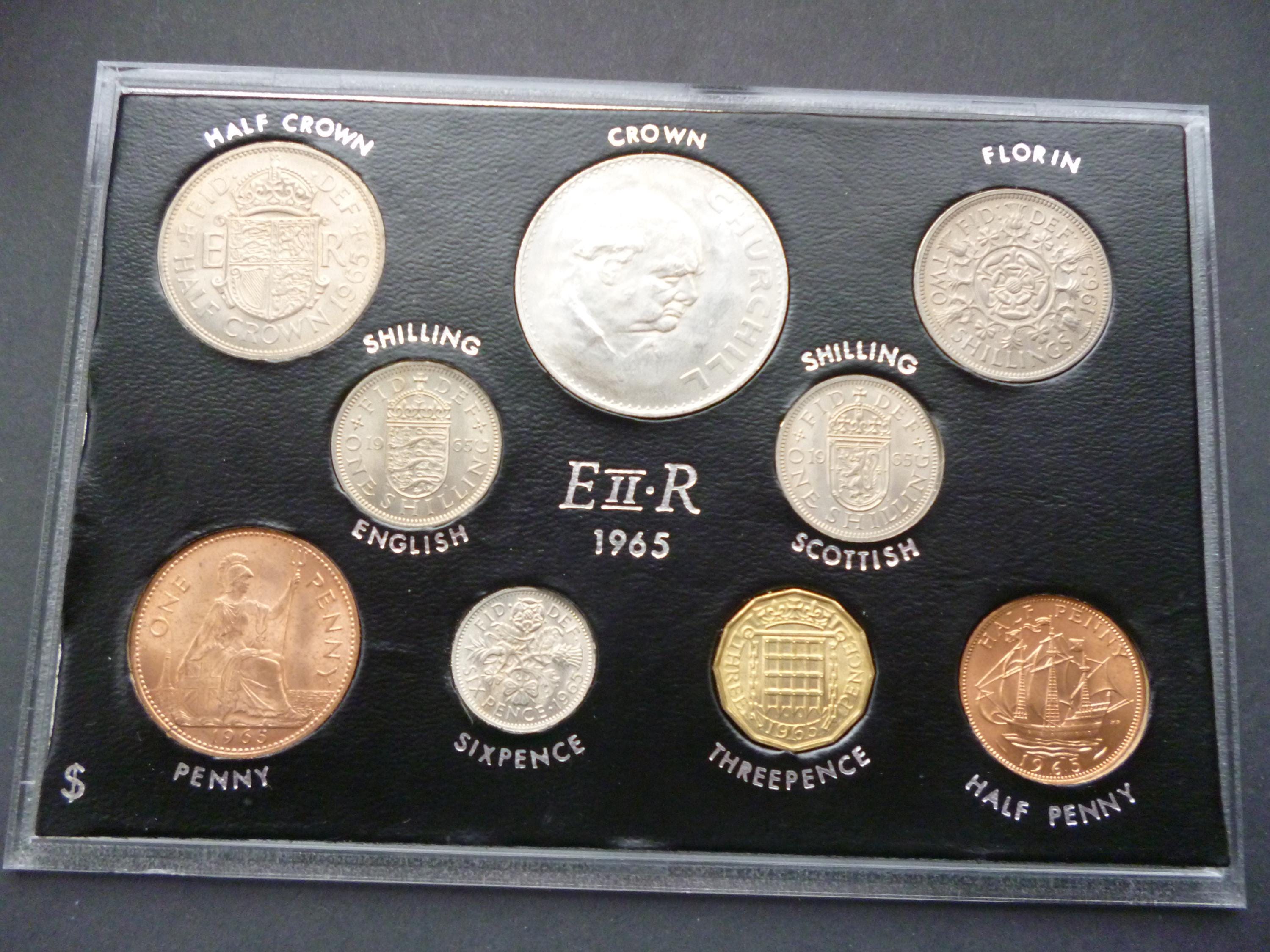 1965 Uk Coin Set - Etsy