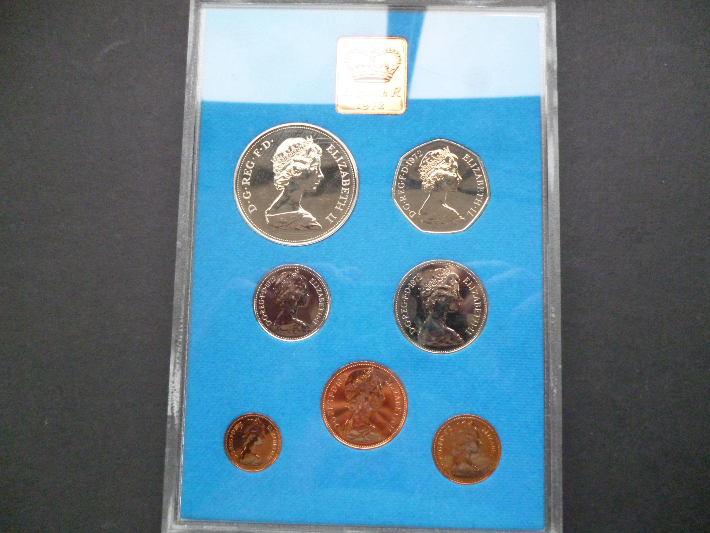 1972年英国プルーフコインセット：ロイヤルミント7枚セット - Etsy 日本