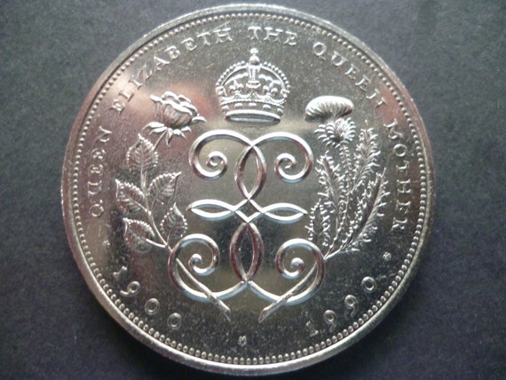 エリザベス皇太后5ポンド硬貨 1900-2000 イギリス 2000 エリザベス2世