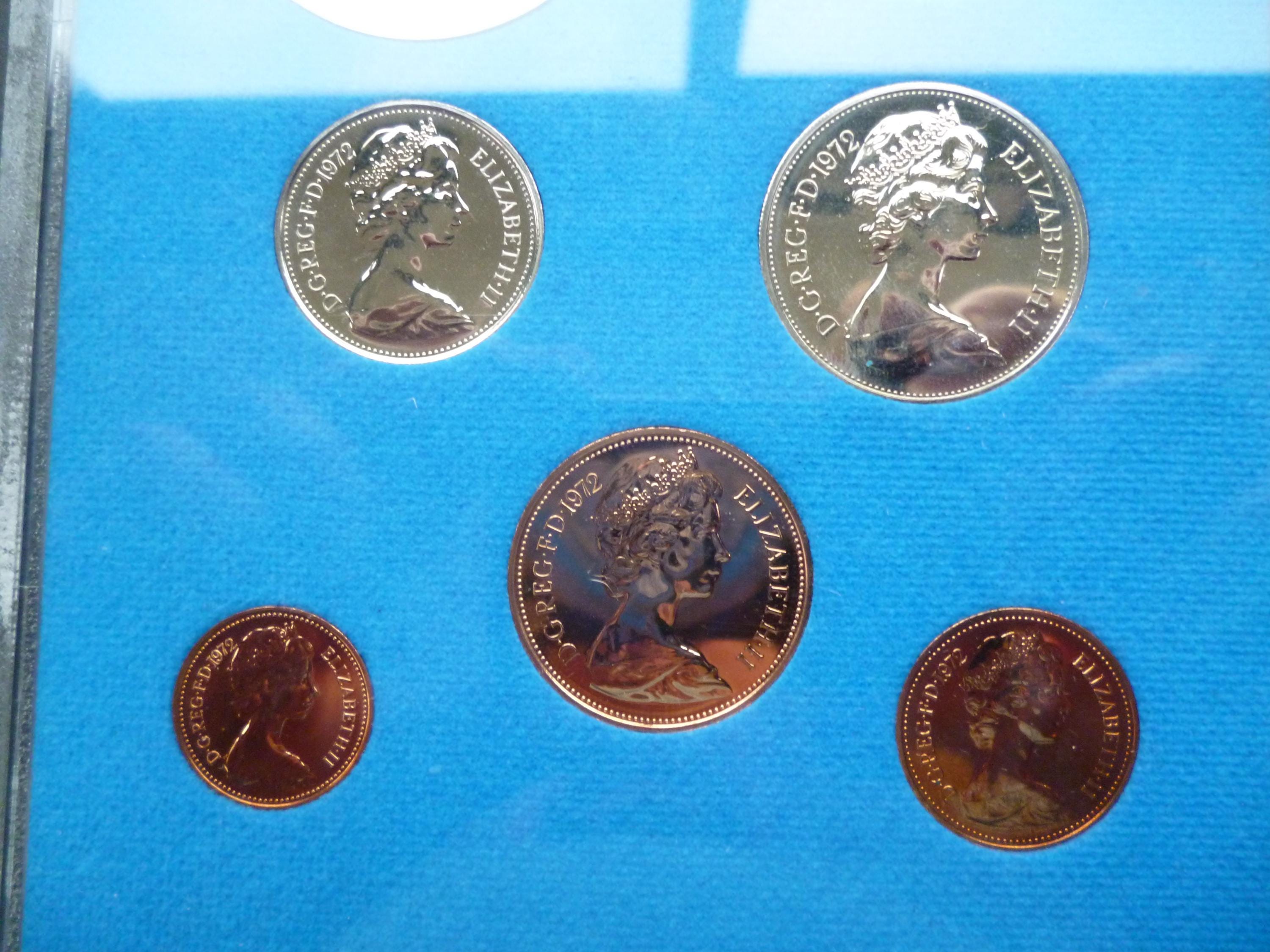 1972年英国プルーフコインセット：ロイヤルミント7枚セット - Etsy 日本