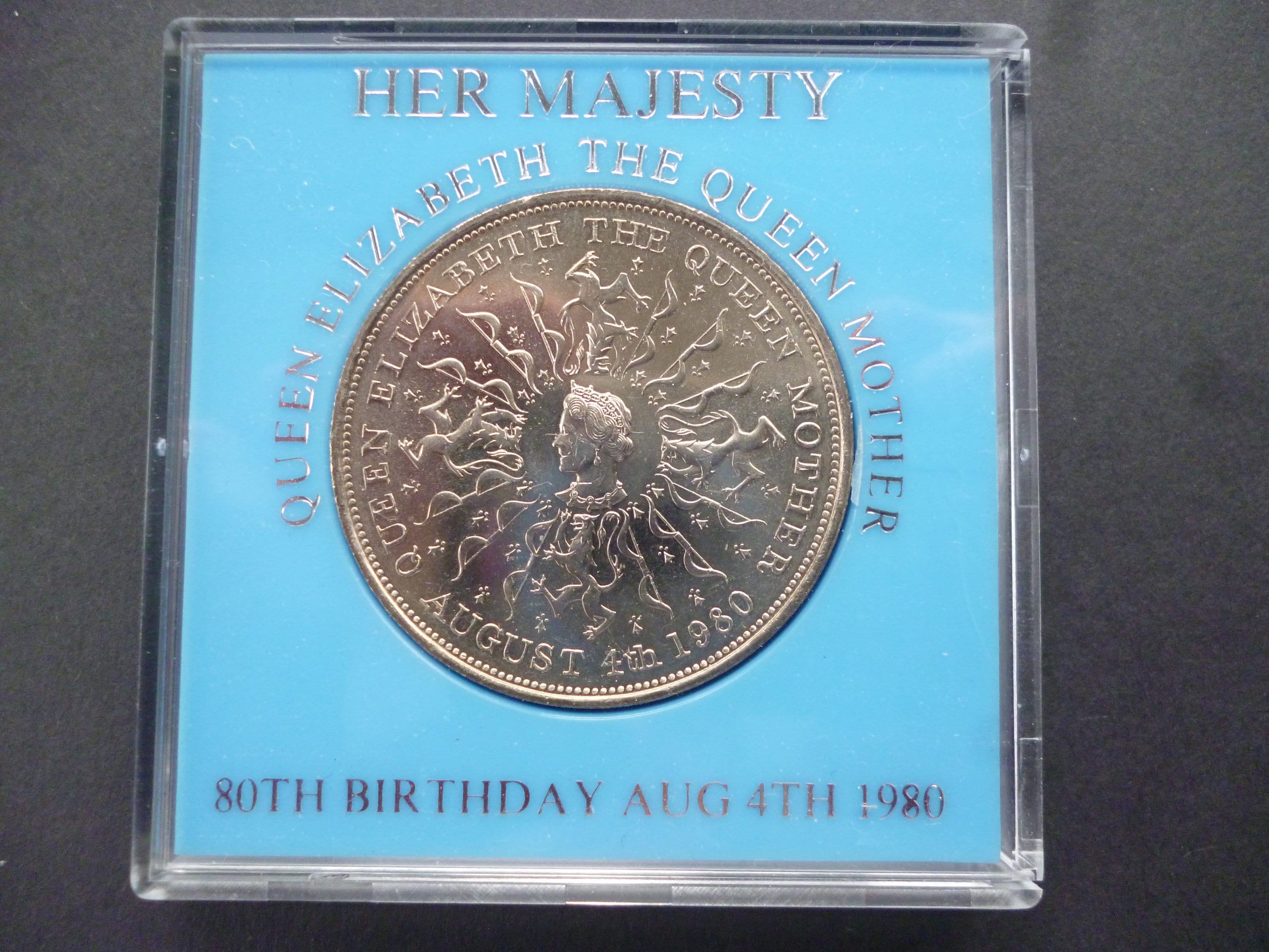 1980年エリザベス女王皇太后80歳の誕生日記念クラウンコイン - Etsy 日本