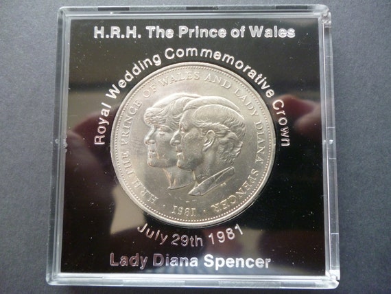 1981年ロイヤルウェディング記念硬貨 チャールズ皇太子 ダイアナ妃 ダイアナ妃とチャールズ皇太子結構記念メダル 1981年銘メダル 極美品