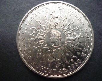 1960年イギリスクラウンエリザベス女王5シリング39ミリ 1960年イギリス