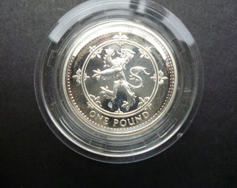 1999年英国ヴィンテージ シルバープルーフ1ポンドコイン - ロイヤル