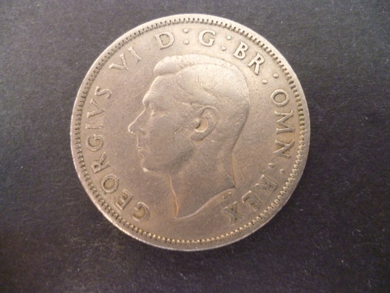 1950年 2シリング・フローリン貨幣：宝飾品として使われた英国製銅