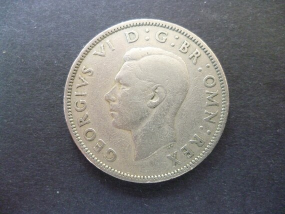 1948年英国2シリング・フローリン硬貨：白銅製ジュエリー - Etsy 日本