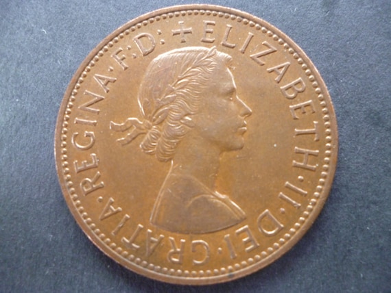 エリザベス女王の旧貨幣 ONEペニー 楽天市場】イギリス貨幣 1ペニー