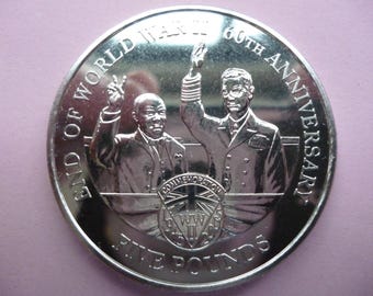 Guernsey-munt van vijf pond 2005: 60e verjaardag WO II