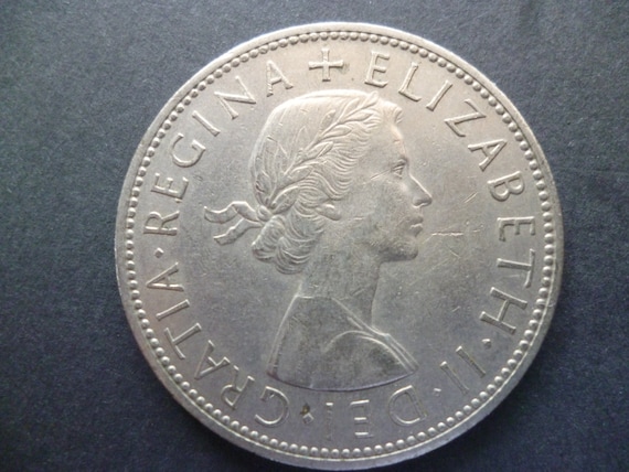 1962年 イングランド ハーフクラウンコイン：白銅製コレクターズ