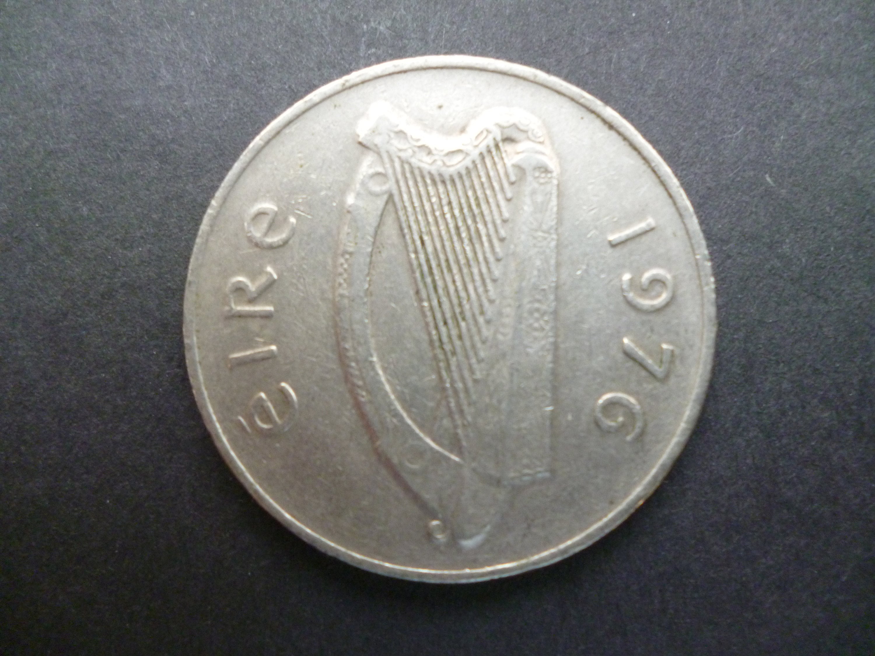 1976 Ireland 10p Coin: Salmon Fish, Irish Harp - Craft Jewelry - Etsy