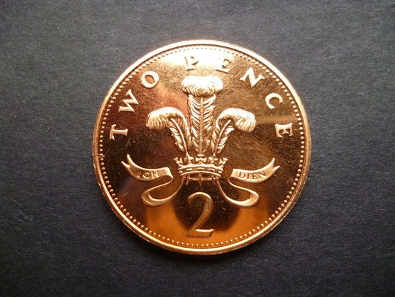 イギリス 1985 年 2 ペンス硬貨 (2p) は未使用の状態です