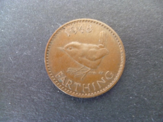 1948年英国ファージングコイン：レン・バード、ジョージ6世