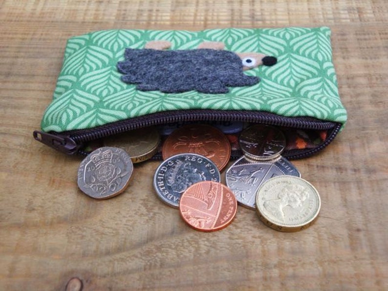 Hedgehog Small Coin Purse Wallet