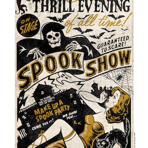 Spooky Month Poster for Sale by TinyPinkShoe