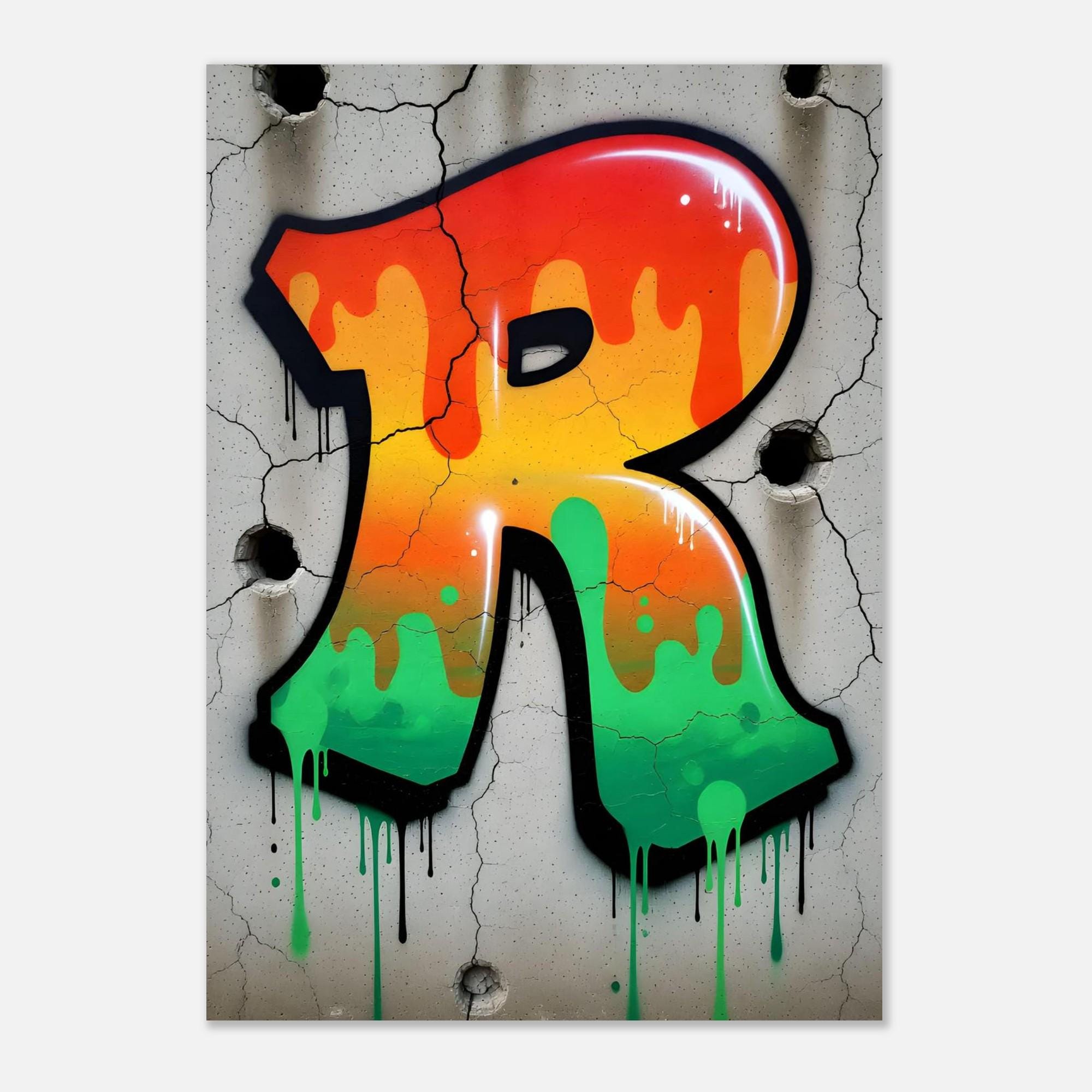 Graffiti Letter R - Etsy, image size:2000x2000