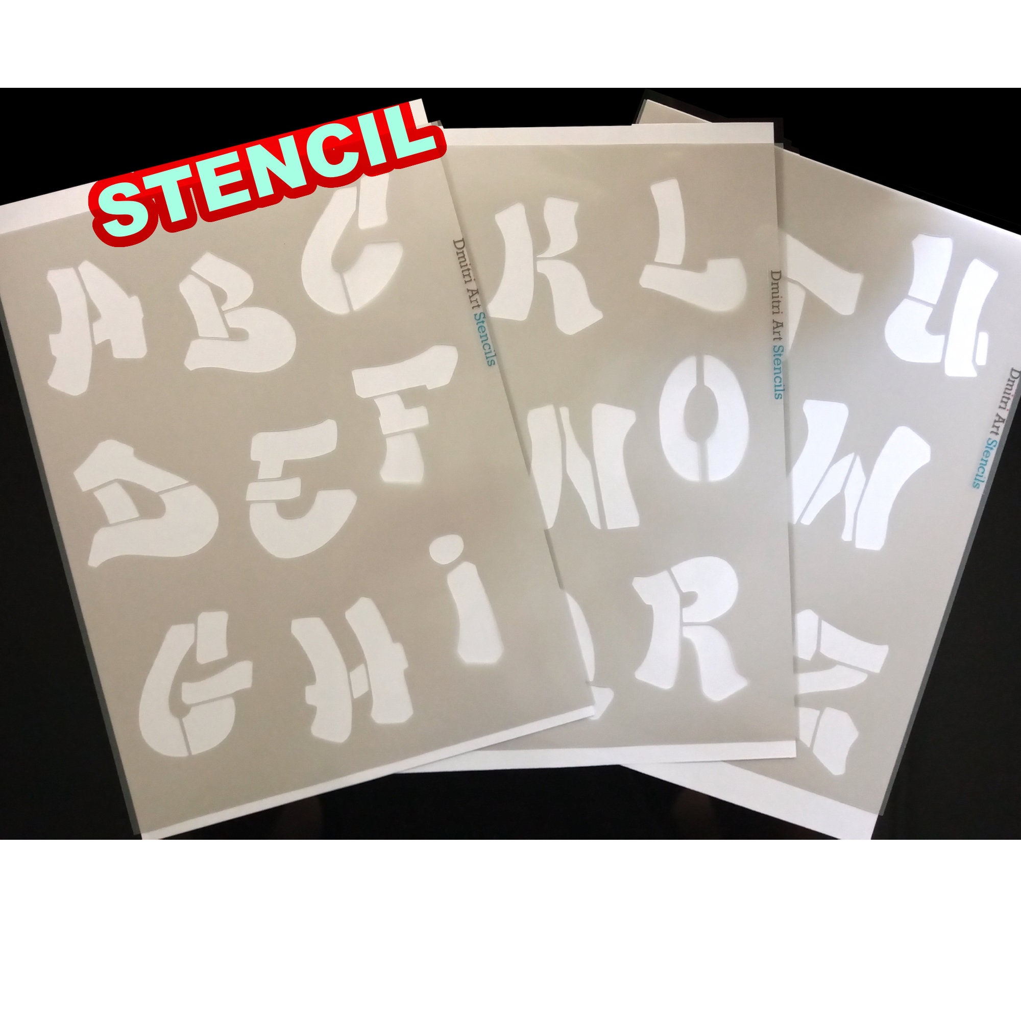 Stencil Graffiti Letters