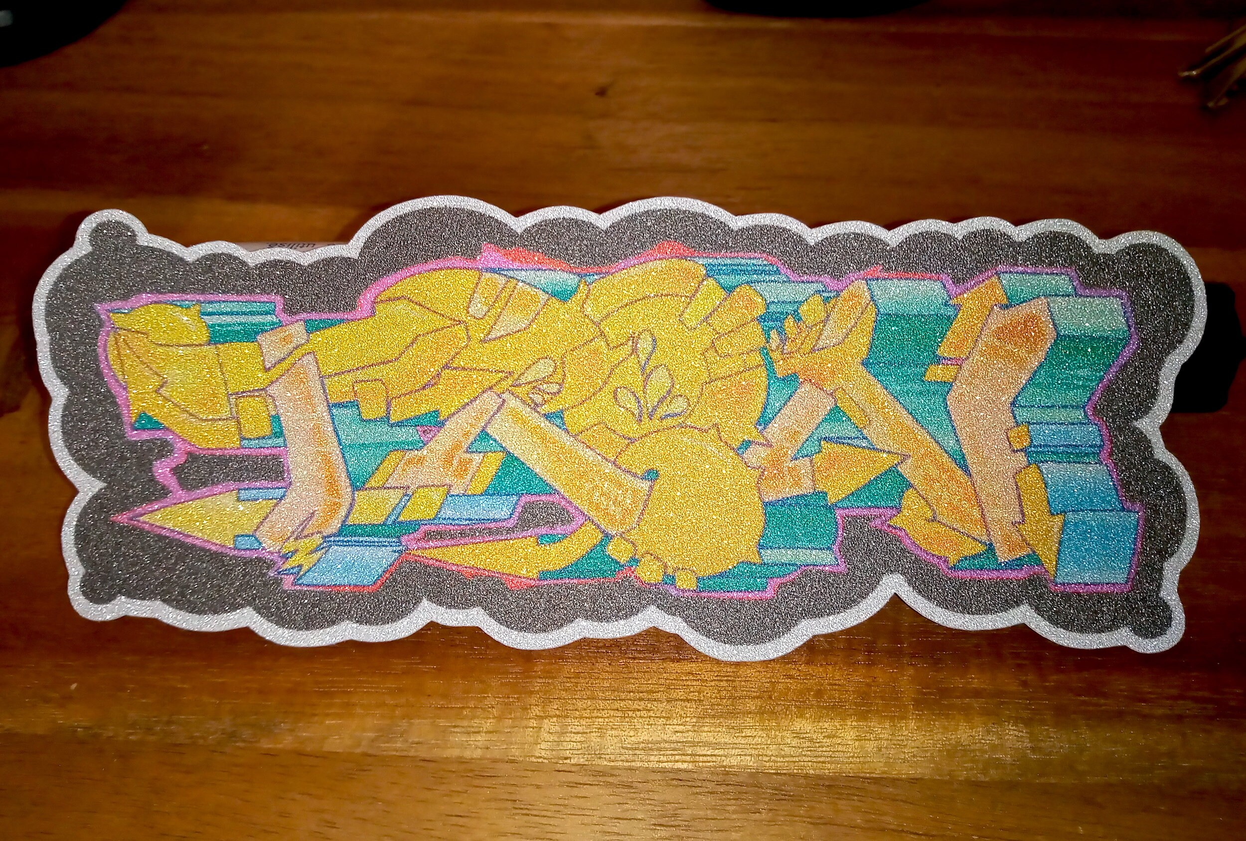 New Graffiti Sticker Glitter Effect. Created by GRAFFITI Etsy