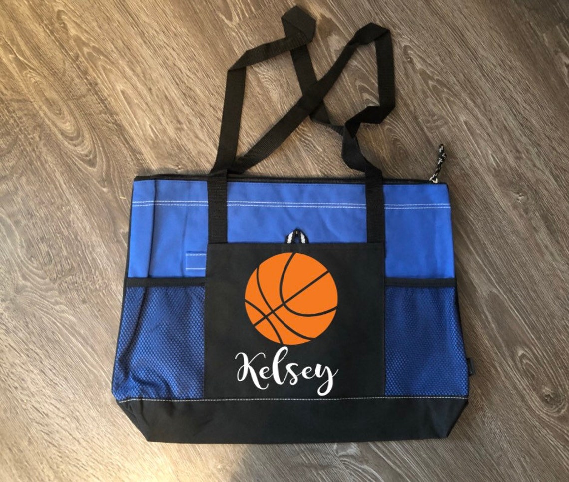 Basketball Tote Basketball Bag Basketball Basketball Gift Etsy