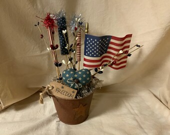 Americana Centerpiece with Heart