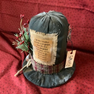 Vintage Snowman Hat