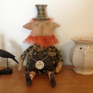 Finn the Leprechaun and his cat Clancy