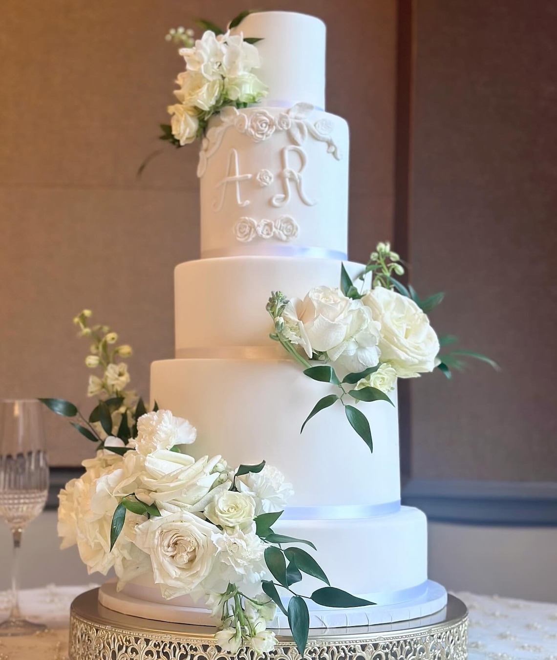 5 Tier Faux Wedding Cake - Etsy