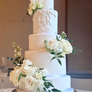 5 tier Faux wedding cake