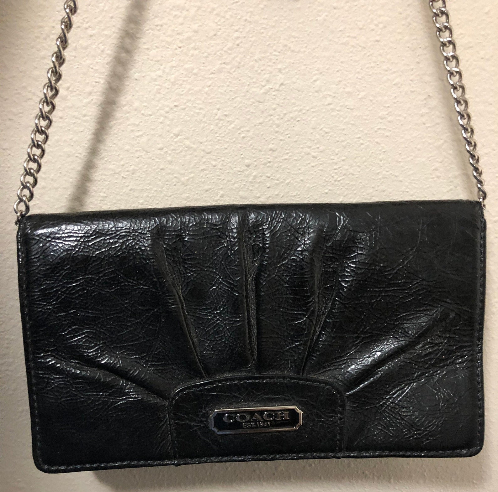 Coach Est 1941 Black Small Handbag Etsy