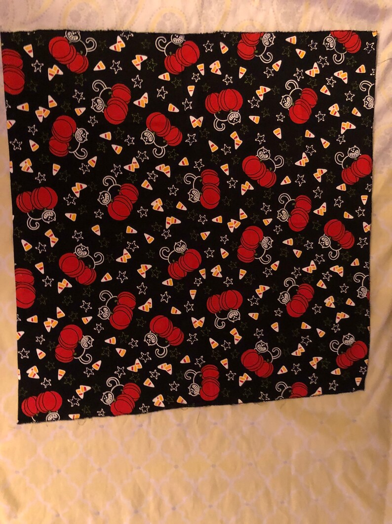 Halloween bandanas 3 pc 22\u201d22 cotton unique design Made in USA