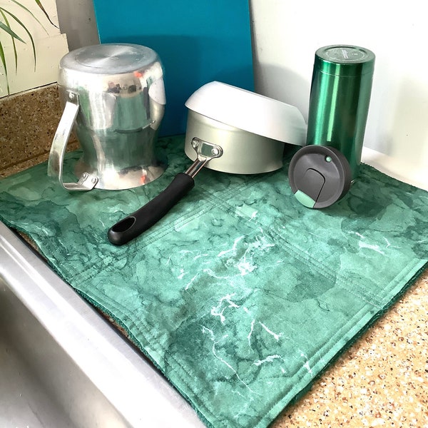 Hunter Green Kitchen Towels Etsy