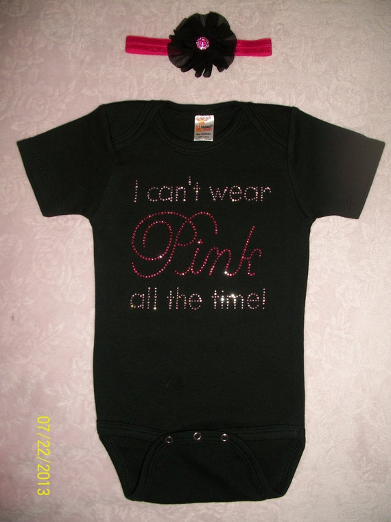 Items similar to 36 month rhinestone onesie and headband set on Etsy