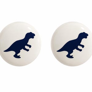 Dinosaur Drawer Knobs, T-Rex, Brontosaurus, Stegosaurus, Triceratops, Velociraptor & Pterodactyl Nursery Dresser Knobs