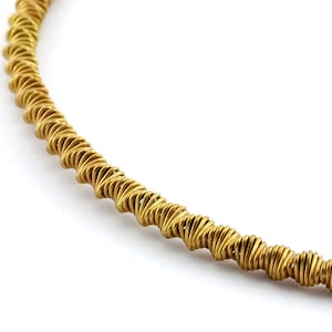 Flexibele sieraden maken Draadkunst, armband, ketting, werveling, gedraaid ruw koperdraad 5 mm UKD 5566