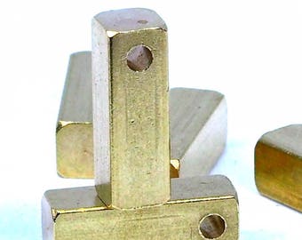 Raw brass bar square stamping bar 5x15mm 3/16"x5/8"  1719 sbl15