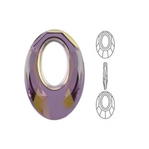 Colgante Helios 6040 cristal Swarovski 20 mm sombra lila