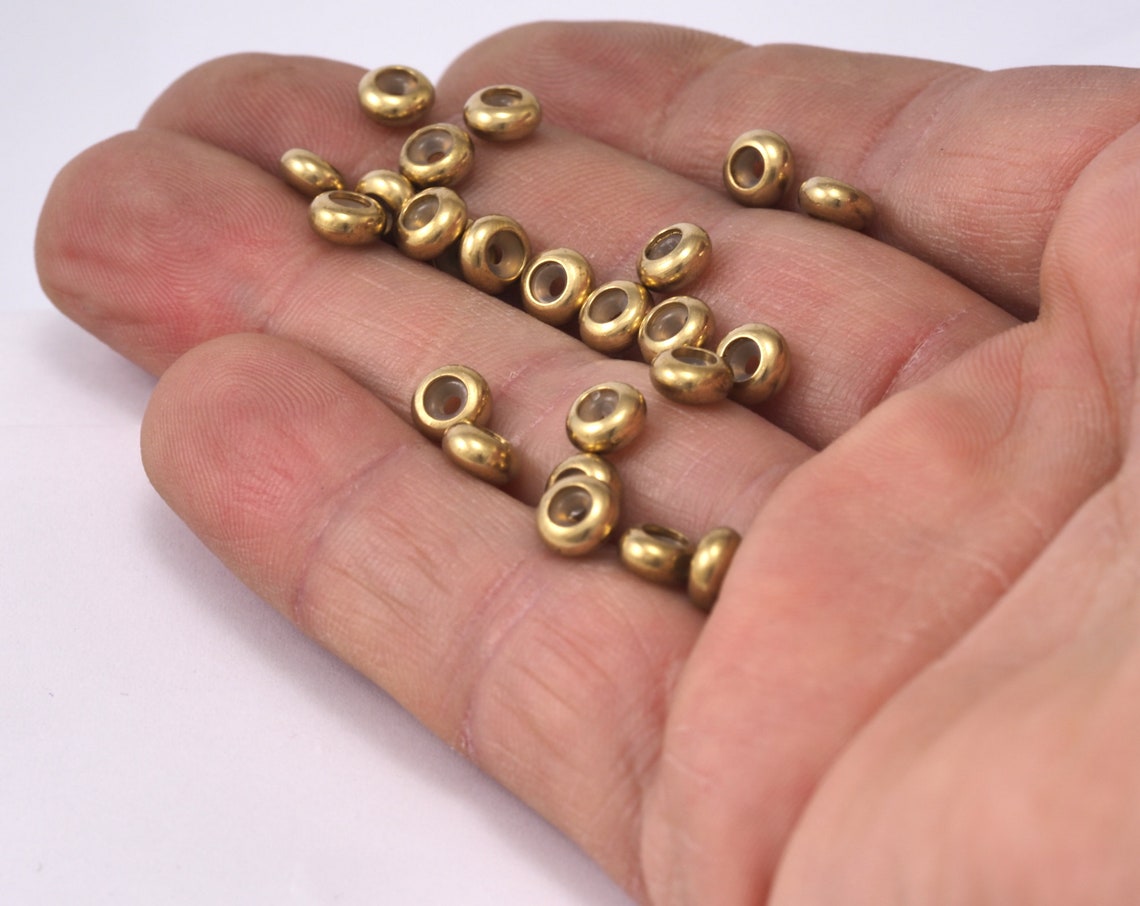 Safety Chain Stopper Charm Jewelry Raw Brass Bracelets & Etsy