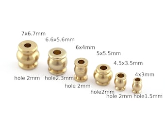 cylinder brass metal beads charms findings spacer bead bab2 bab1 1519