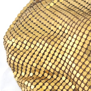 Mesh Fabric Skirt Shape Raw Brass (One side 50x45cm)(Total 100x45cm) TUV3