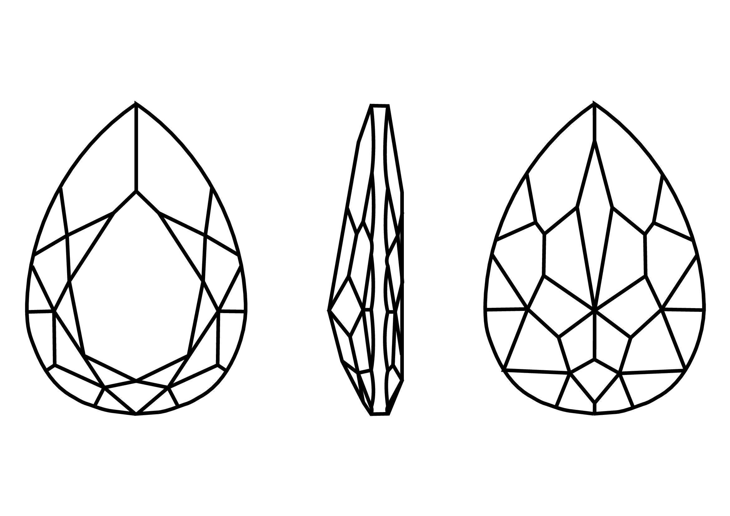 スワロフスキー　no4 SWAROVSKI Create Your Style 4 mm Xirius FLAT BACK Crystal