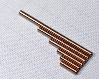 råkopparrör 2,5 x 17 mm (hål 1,25 mm) 1390-17 18