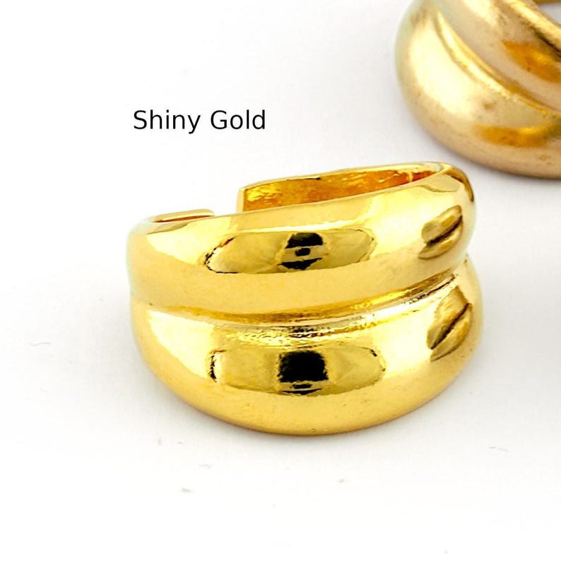 Adjustable Brass Ring (18.75mm 8.5US inner size) 3014 image 5