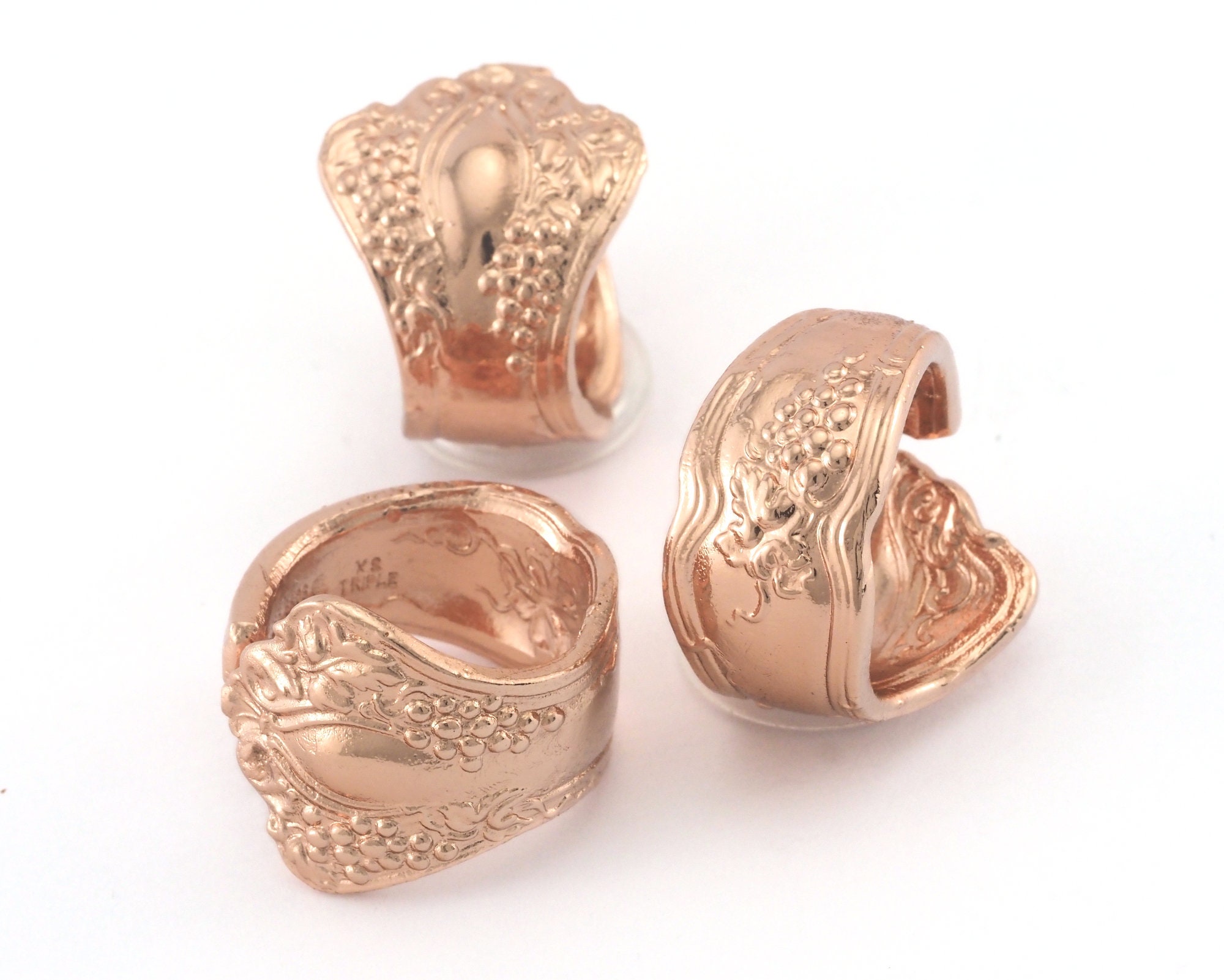 Rose gold spoon ring store