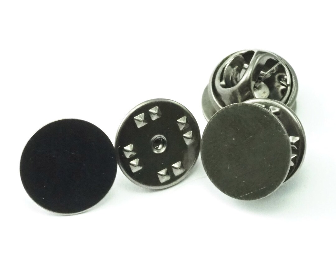 Lapel Pins Tie Tack Blank Pin With Clutch Back Lapel Scatter Etsy
