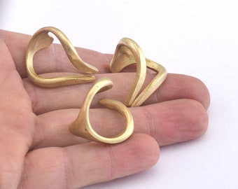 Adjustable Ring Raw Brass (19mm 9US Inner Size) Oz2989 Ring23 - Etsy