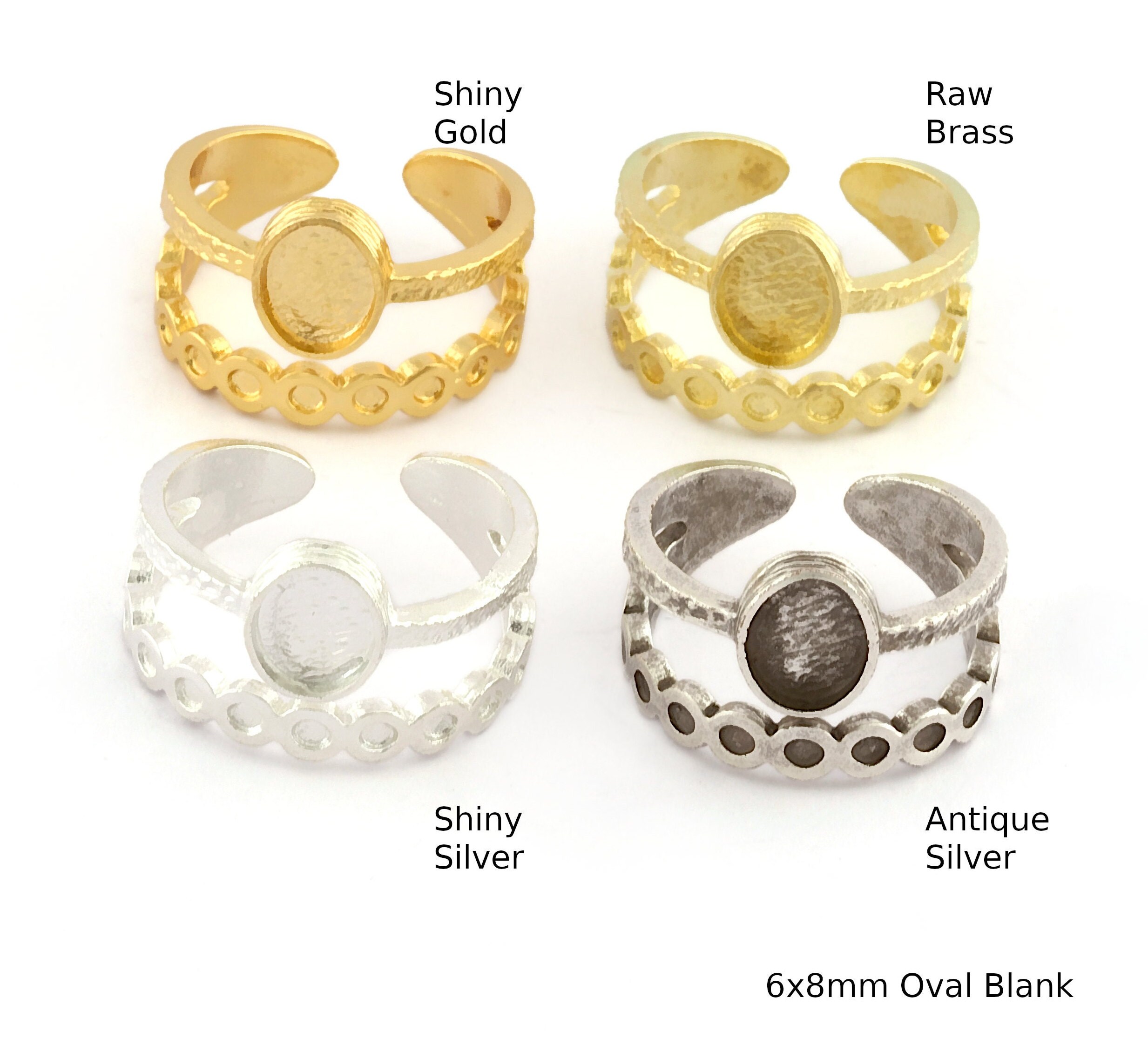 ブラジル産　美麗ミズスマシ　20mm17mm OzBrassShop - Etsy Denmark