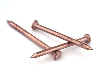 Rosettenstifte 50 mm (3,5 mm Dicke) Nägel Rohkupfer Reißnägel Brads String Kunst 2536-450