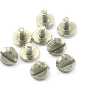 Schroef Zilver Toon Vernikkeld Messing 7.1x7.8mm 2488